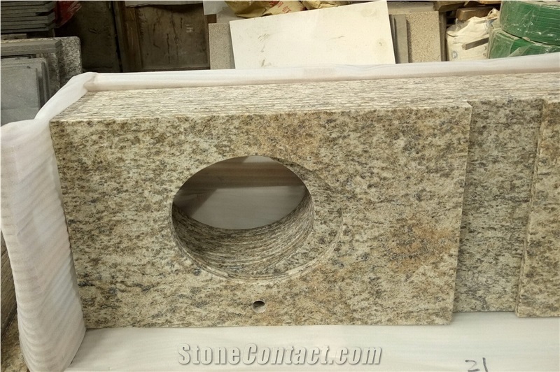 Giallo Cecilia Granite Countertops Vanity Tops