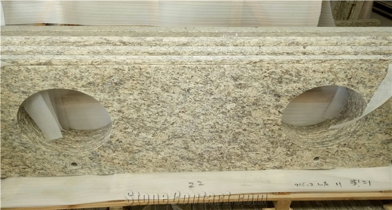 Giallo Cecilia Granite Countertops Vanity Tops