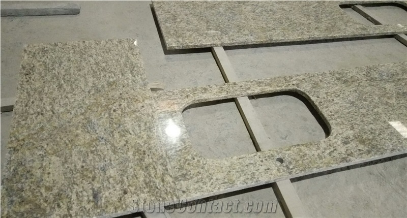 Giallo Cecilia Granite Countertops Vanity Tops