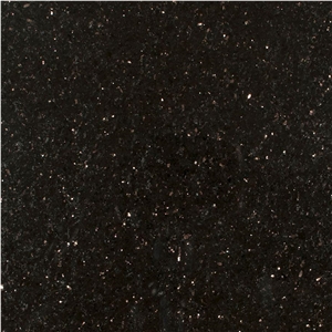 Indian Polished Black Galaxy Granite Countertop