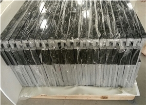 Indian Polished Black Galaxy Granite Countertop
