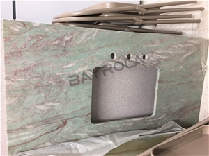Natural Brasil Gaya Green Quartzite Countertops