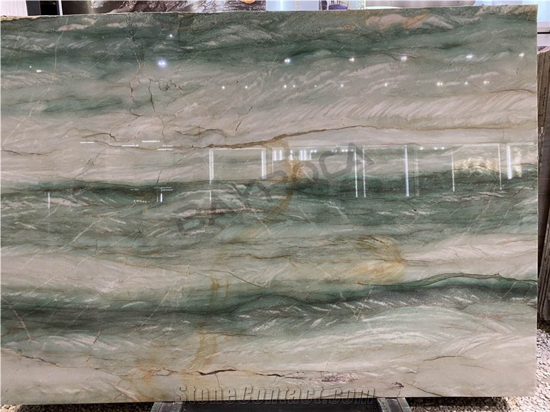 Natural Brasil Gaya Green Quartzite Countertops