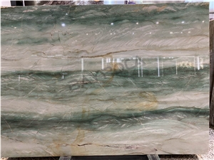 Natural Brasil Gaya Green Quartzite Countertops