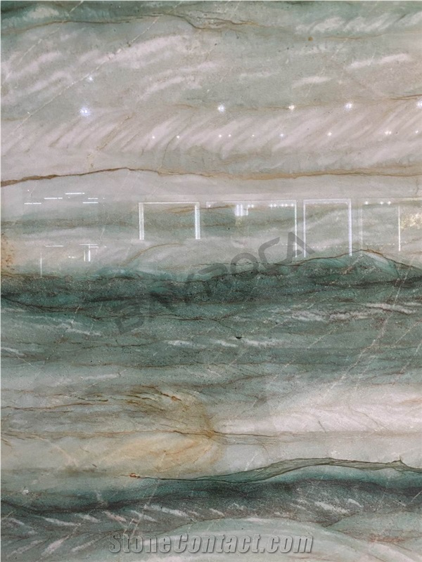 Natural Brasil Gaya Green Quartzite Countertops