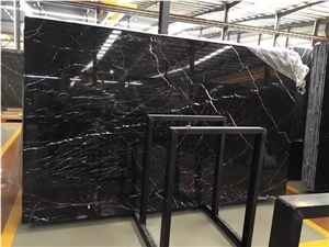 Nero Marquina Marble Bath Design Custom Vanity Top