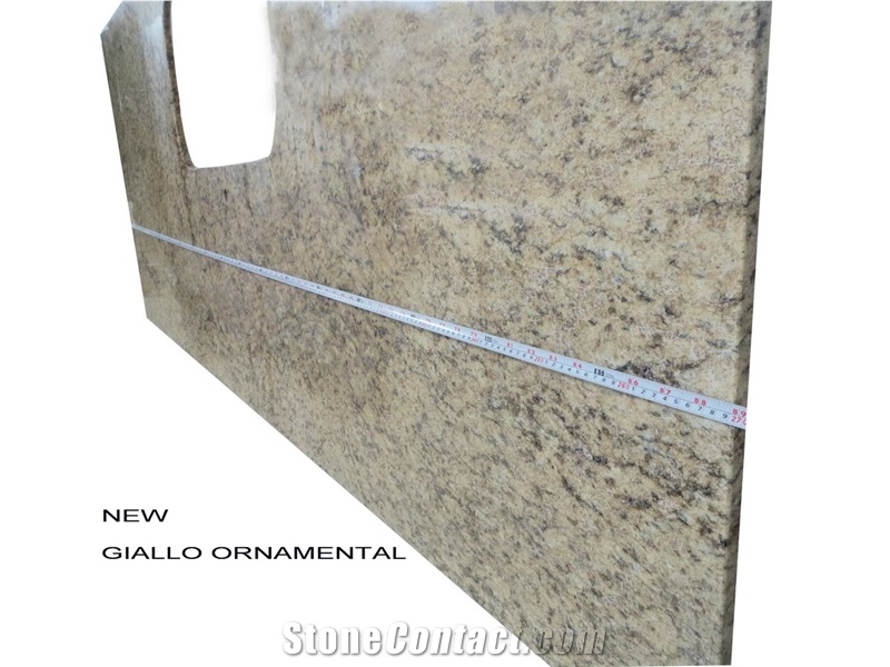 New Giallo Ornamental Granite Peninsula Tops