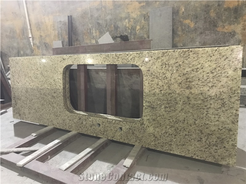 New Giallo Ornamental Granite Peninsula Tops