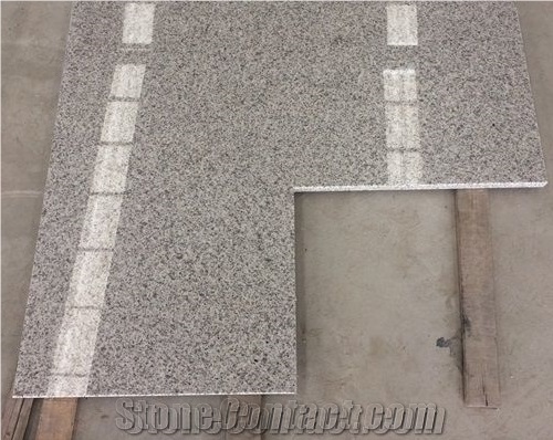 White Shandong G365 Grey Granite Custom Countertop