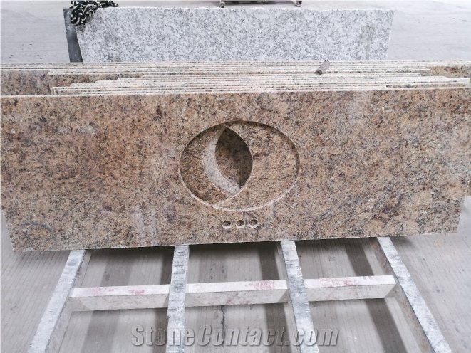 New Venetian Gold Brasil Granite Kitchen Top