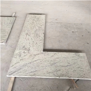 Srilanka White Custom Granite Kitchen Countertop