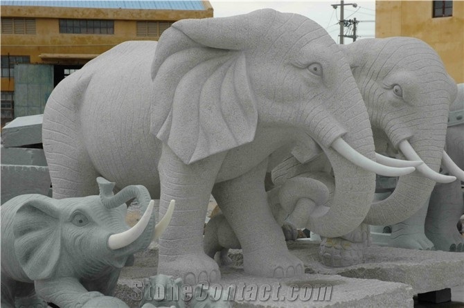 Animal Sculptures Natural Stone Modern Statues