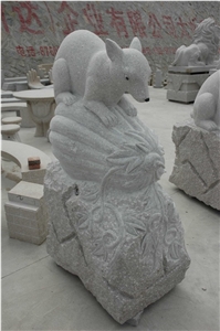 Animal Sculptures Natural Stone Modern Statues