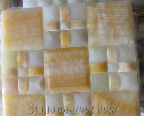 Luxury Onyx Mosaic Natural Stone Floor and Wall