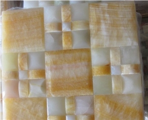 Luxury Onyx Mosaic Natural Stone Floor and Wall