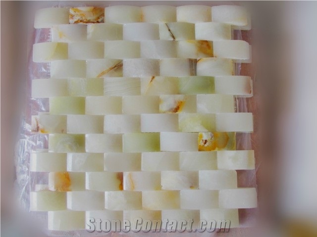 Luxury Onyx Mosaic Natural Stone Floor and Wall