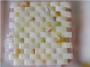 Luxury Onyx Mosaic Natural Stone Floor and Wall
