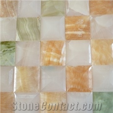 Luxury Onyx Mosaic Natural Stone Floor and Wall