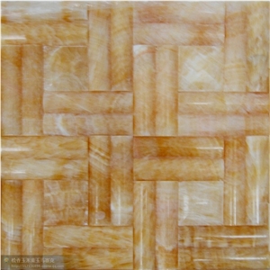Luxury Onyx Mosaic Natural Stone Floor and Wall
