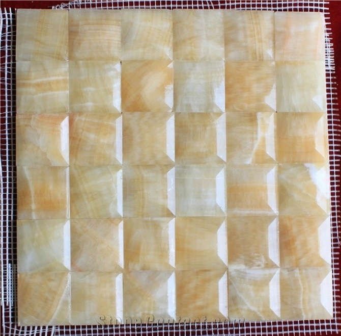 Luxury Onyx Mosaic Natural Stone Floor and Wall