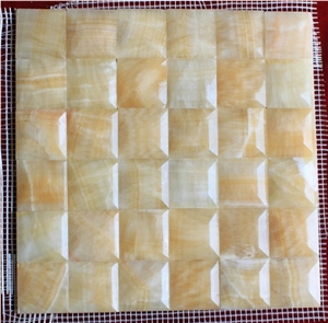 Luxury Onyx Mosaic Natural Stone Floor and Wall