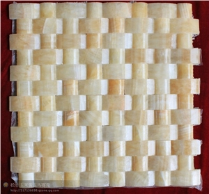 Luxury Onyx Mosaic Natural Stone Floor and Wall