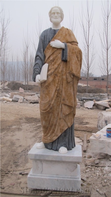 Modern Sculptures Natural Stone Garden Statues