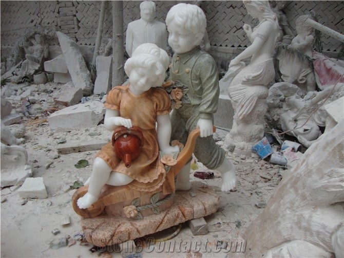 Modern Sculptures Natural Stone Garden Statues