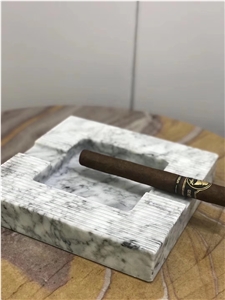 Office Decorative Ashtrays Design Natural Marble