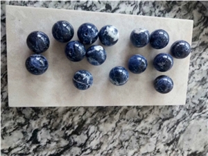 Polished Ice Wine Ball Design Natural Granite