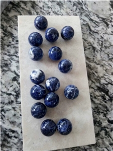 Polished Ice Wine Ball Design Natural Granite
