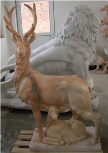 Polished Marble Natural Stone Garden Sculptures