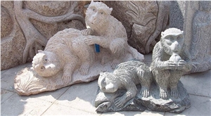 Street Art Sculpture Natural Stone Granite Statues