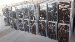 Black and Gold Marble Flooring Tile Pakistan