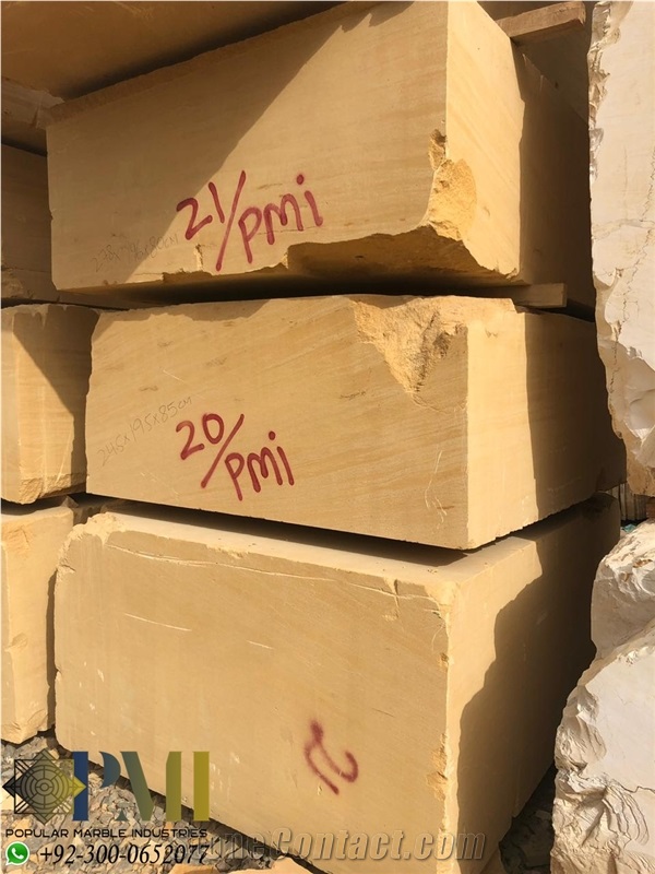 Dark Yellow Sandstone Blocks Squared Stone Blocks