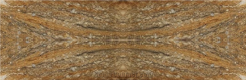 Armani Gold or New Imperial Gold Granite Tiles, Granite Slabs
