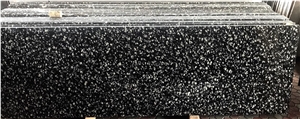 Coin Black Granite Tiles, Granite Slabs
