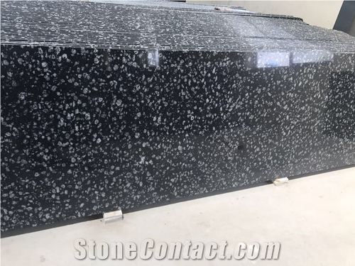 Coin Black Granite Tiles, Granite Slabs