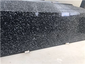 Coin Black Granite Tiles, Granite Slabs