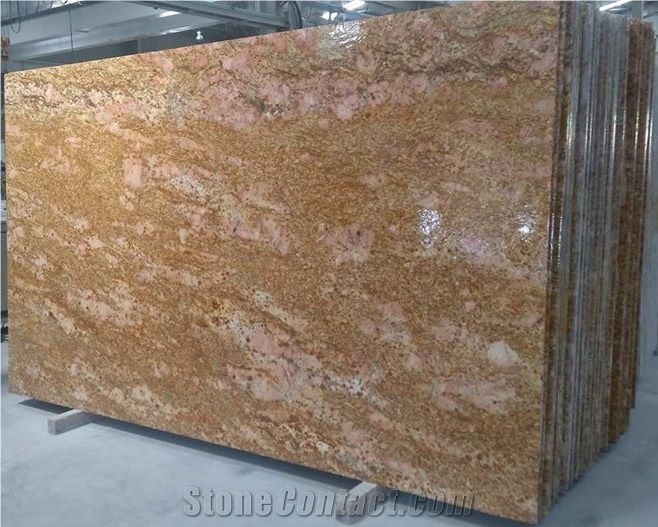 Imperial Gold Granite Tiles, Granite Slabs