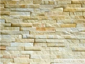 Yellow Split Surface Marble Wall Panel Yellow Split Surface Marble Wall Panel