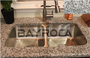 G439 Luna Pearl Granite Custom Kitchen Countertops