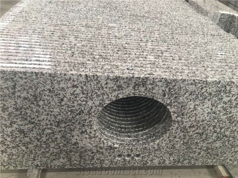 G439 Luna Pearl Granite Custom Kitchen Countertops