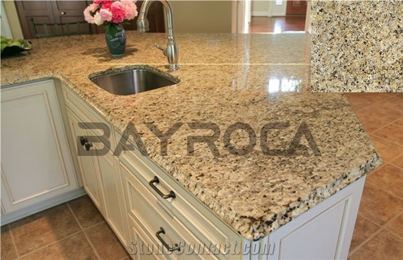 New Venetian Gold Granite Bath Vanity Countertop