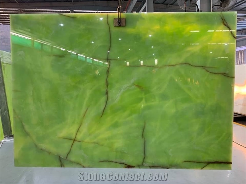 Green Onyx Slab