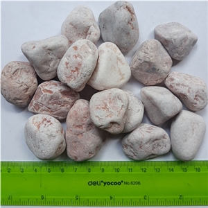 Pink Gravels Round Tumbled Stones