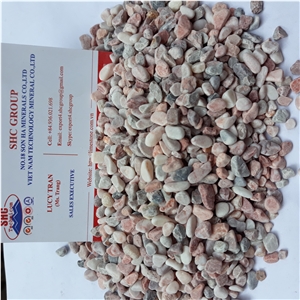 Pink Gravels Round Tumbled Stones