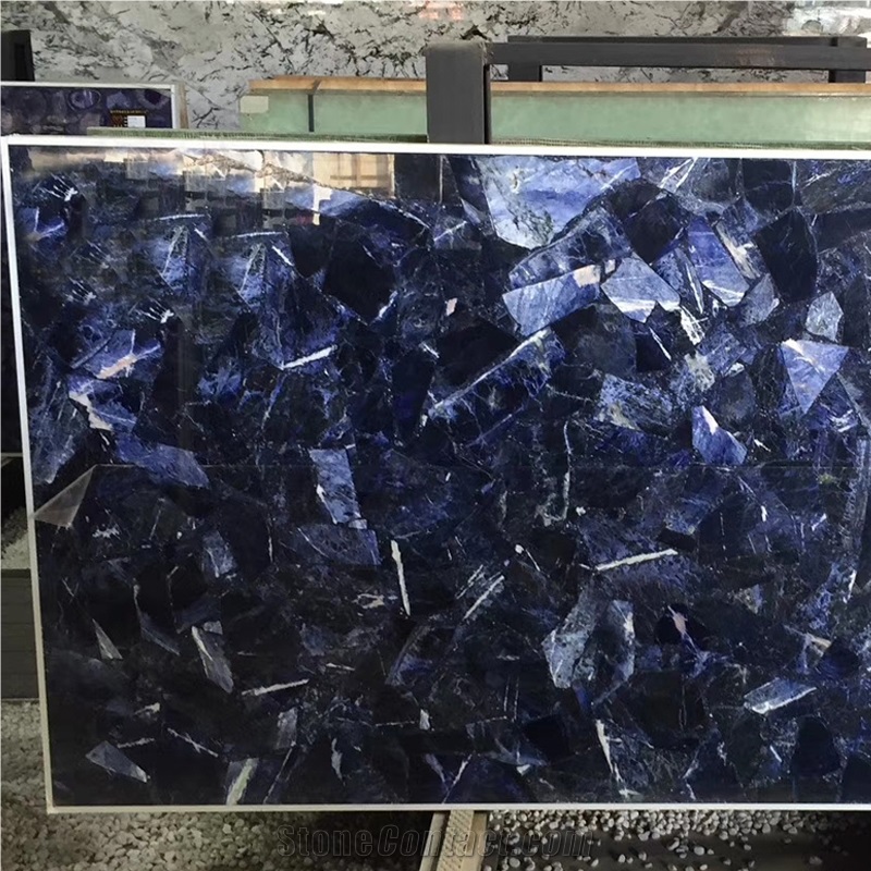 Natural Lapis Lazuli Agate Crystal Semiprecious
