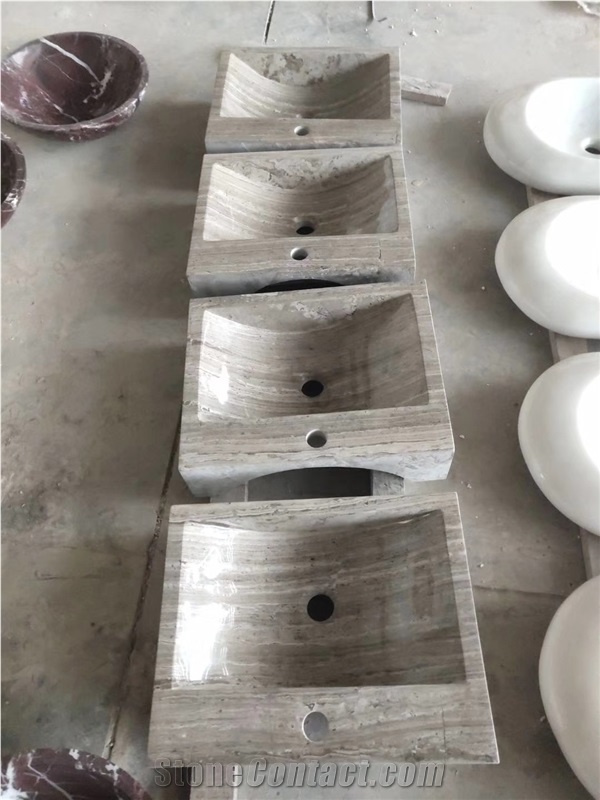 Cheap Price White Yellow and Blue Onyx Sink Basin
