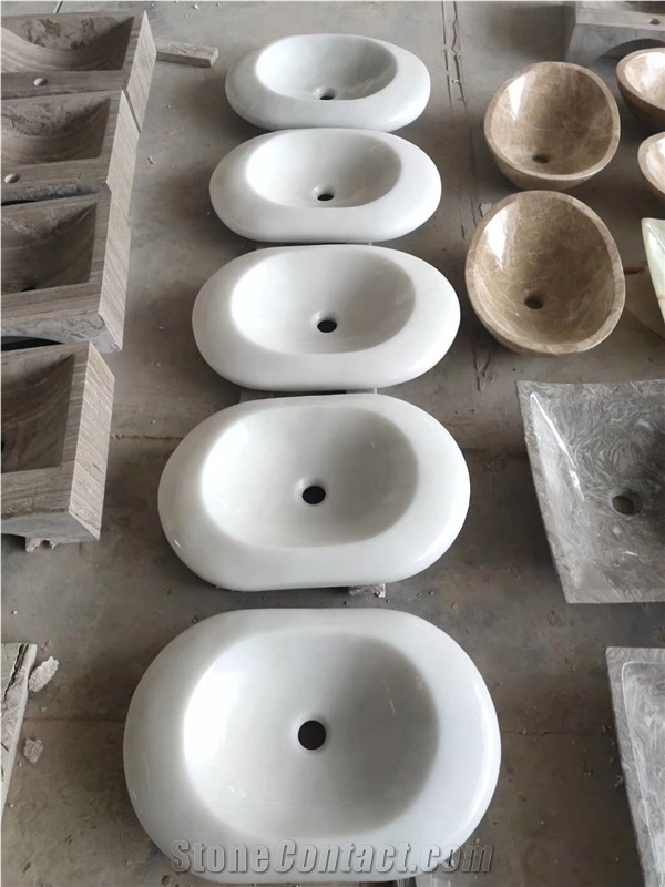 Good Blue Onyx and Beige Marble Sink and Basin